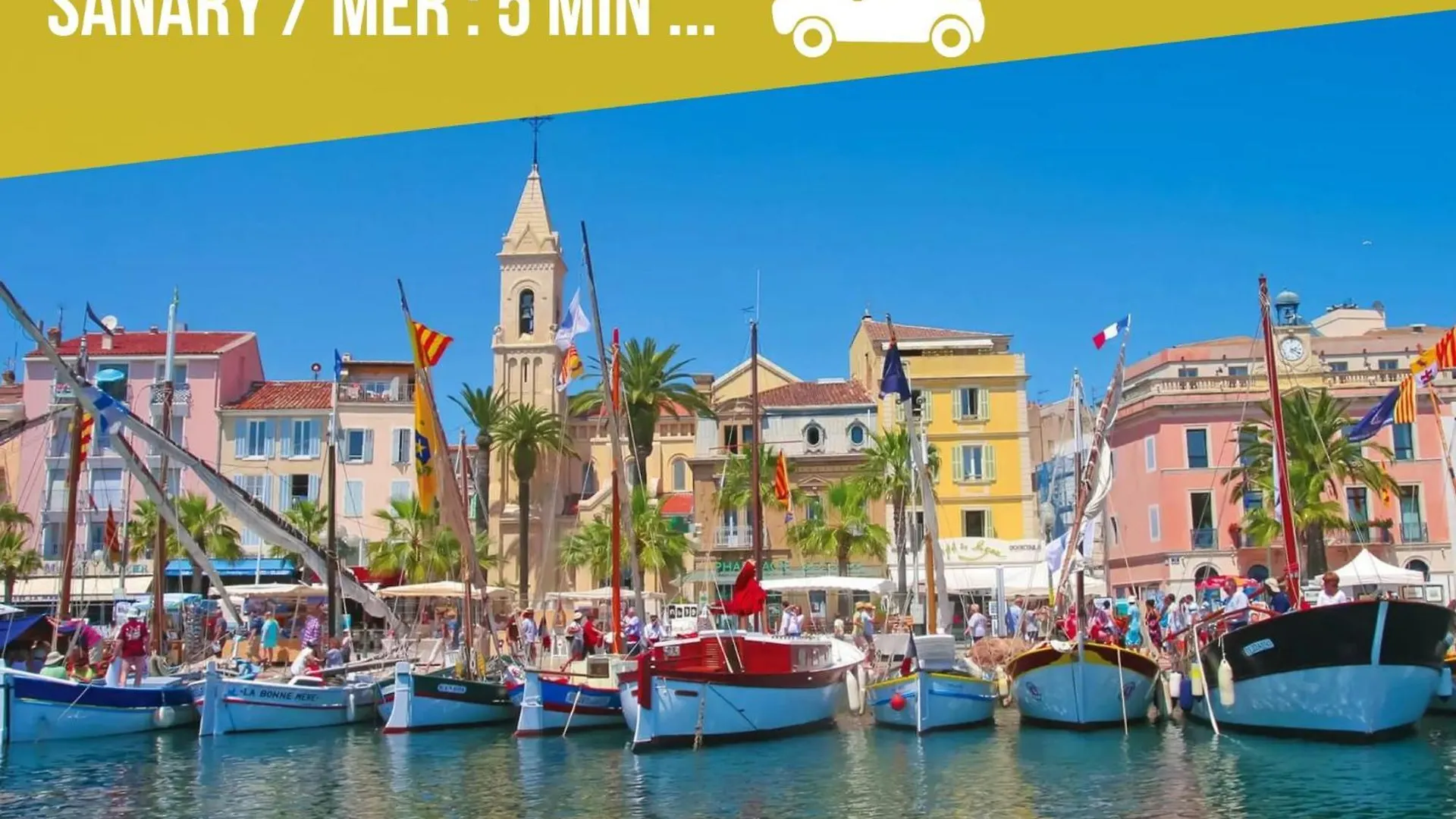 Balthachille - T2 Plages Et Lac - Clim - Parking - Wifi Tres Haut Debit Six-Fours-les-Plages Apartment